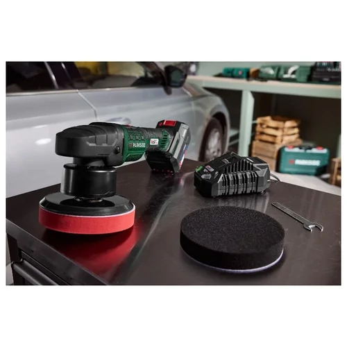 PARKSIDE PPMAS 20 LI A2 polírozógép készlet,akkus autó polírozó 20V – 4Ah akkuval és töltővel
