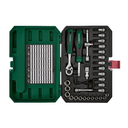 PARKSIDE PSSS 36 A1 dugókulcskészlet 36 részes – racsnis kulcskészlet