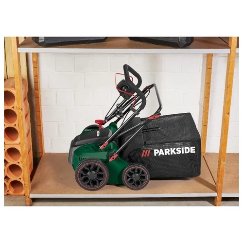 PARKSIDE PELV 1800 C3 Elektromos talajlazító/gyepszellőztető , fűlevegőztető, gyűjtőzsákkal, lazító és szellőztető hengerrel 1800W 