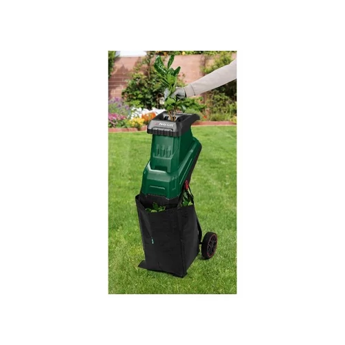 ParkSide PEMH 2400 B2 száraprító, késes aprító gyűjtőzsákkal, 2400 W Turbo motorral