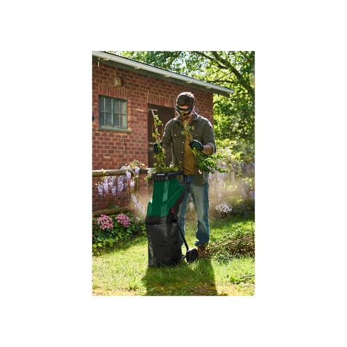 ParkSide PEMH 2400 B2 száraprító, késes aprító gyűjtőzsákkal, 2400 W Turbo motorral