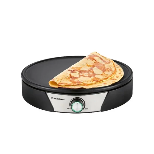 SILVERCREST SCM 1500 G1 elektromos palacsintasütő 37 cm 1500W – óriás palacsinta sütő, ILAG bevonat