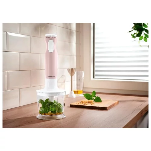 SILVERCREST botmixer készlet 600W – 4 darabos kézi mixer szett pink, SSMS 600 G1