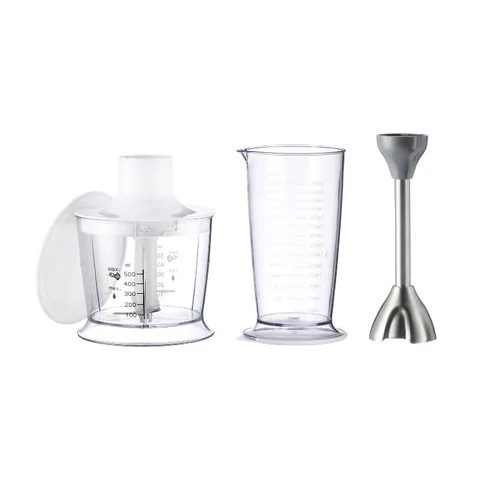 SILVERCREST botmixer készlet 600W – 4 darabos kézi mixer szett fehér, SSMS 600 G1