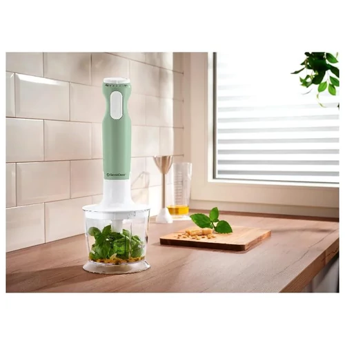 SILVERCREST botmixer készlet 600W – 4 darabos kézi mixer szett mentol, SSMS 600 G1