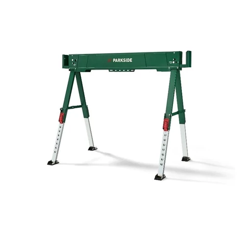 Parkside összecsukható munkabak,fűrészbak 9 fokozatban állítható magasság (613-855mm) max. 600kg