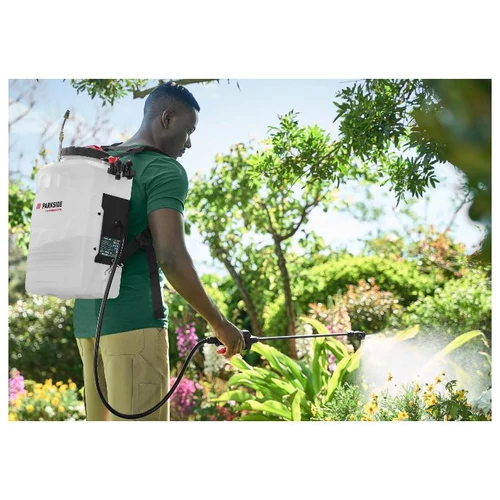 ParkSide Performance PPARDS 16 D3 SOLO Akkus háti permetező, 16 literes (akkumulátor és töltő nélkül)
