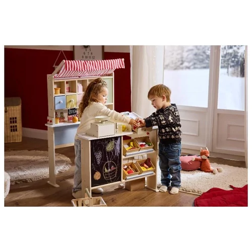 Lupilu fa kisbolt játék 83 x 110 x 75 cm