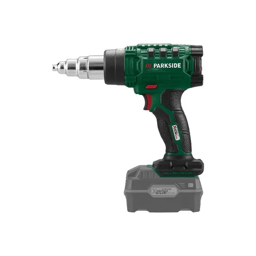 ParkSide PHLGA 20-Li D3 SOLO akkumulátoros hőlégfúvó, tartozékokkal, kofferben akkumulátor és töltő nélkül