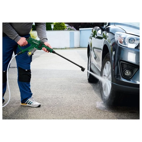 ParkSide PDRA 20-Li D4 SOLO Akkumulátoros önfelszívó magasnyomású mosó tisztító, habosító fúvókával, X20V, 25 bar