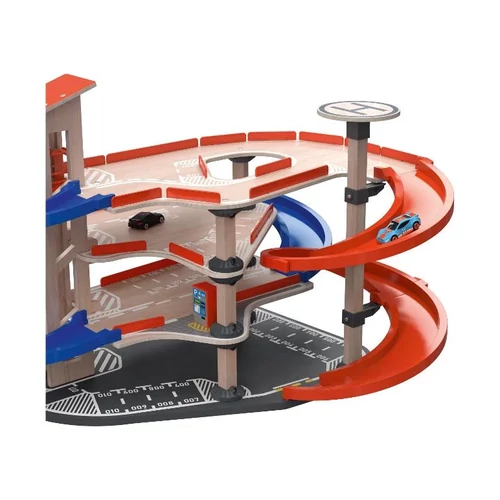 Lupilu XL Racers fa parkolóház 4 emeletes 2db autóval