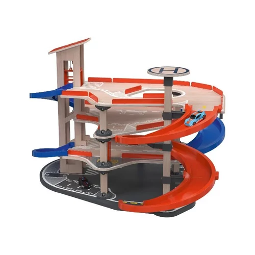 Lupilu XL Racers fa parkolóház 4 emeletes 2db autóval