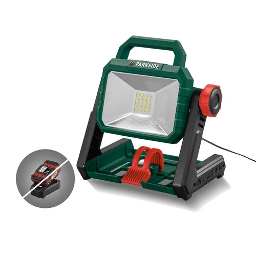 ParkSide PLSA 20-Li A1 SOLO Akkus LED reflektor munkalámpa, 20V, 5700K (akku és töltő nélkül)