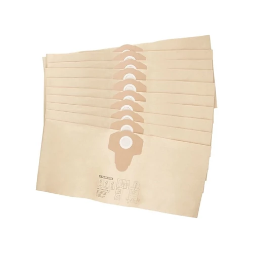 ParkSide gyári papír porzsák-szűrőzsák lezáróval ,10 db/dob 30L PFT 30 A1 