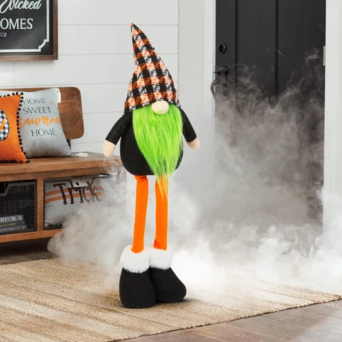 Halloween-i skandináv manó - 60 cm - zöld szakállal