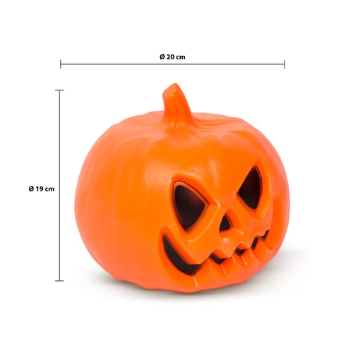 Halloween-i töklámpás - LED-del, hangeffekttel elemes működés