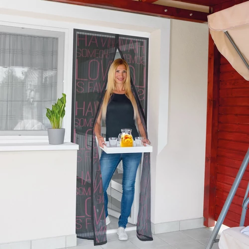 Szúnyogháló függöny ajtóra -mágneses- 100 x 210 cm - 