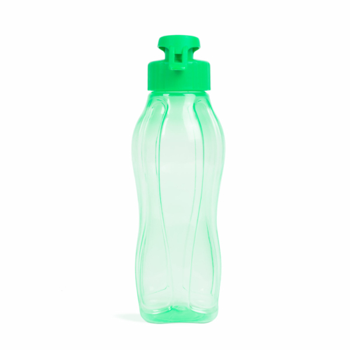 Kulacs - műanyag, átlátszó zöld- 600 ml Sport
