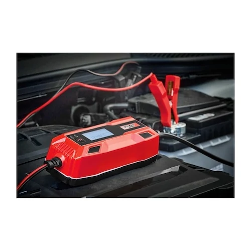 Akkumulátor töltő, autó és motor akkumulátorokhoz,Ultimate Speed ULGD 10 A2 LCD kijelzős Prémium