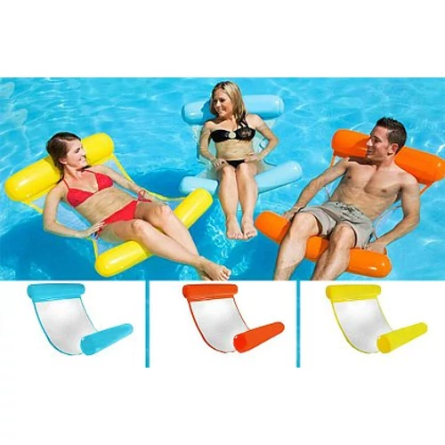 Felfújható hálós matrac pumpával piros 115 x 74 x 15 cm