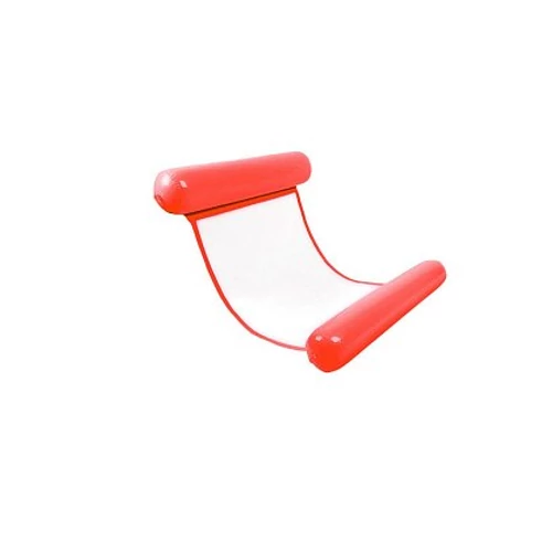 Felfújható hálós matrac pumpával piros 115 x 74 x 15 cm