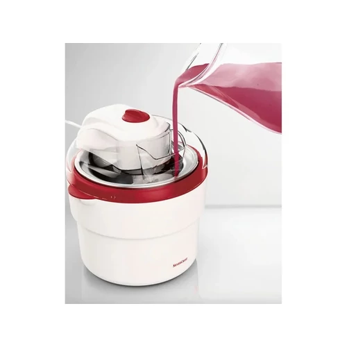 Fagylalt készítő, sorbet készítő gép SilverCrest SECM 12 C7 piros-fehér