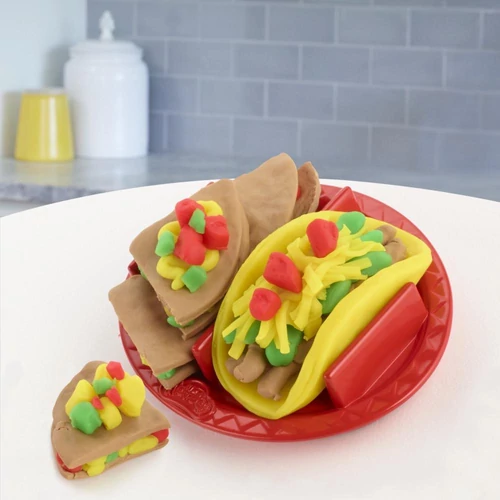 Play-Doh kitchen creations gyurma, taco készítő 4 doboz play-doh gyurma