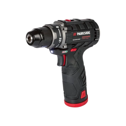 ParkSide Performance PBSPA 12 B2 Brushless 35 Nm 12V 2 Ah li-ion akkus fúró, csavarbehajtó szett