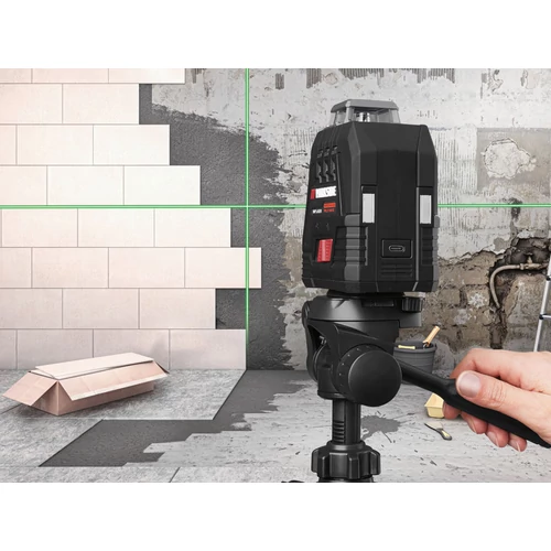 ParkSide Performance PKLLP 360 B3  beépített akkus keresztvonalas lézer, zöld lézerrel 4 V