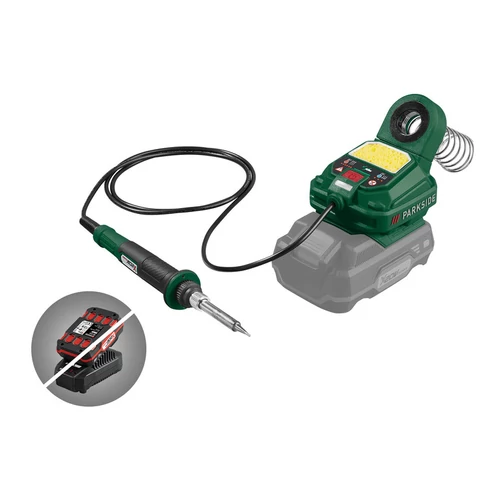 ParkSide akkus forrasztópáka 20 V akkumulátor és töltő nélkül PLSA 20 Li C3