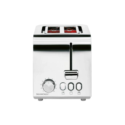 SilverCrest kenyérpirító kétrekeszes 850W fehér STS 850 E3
