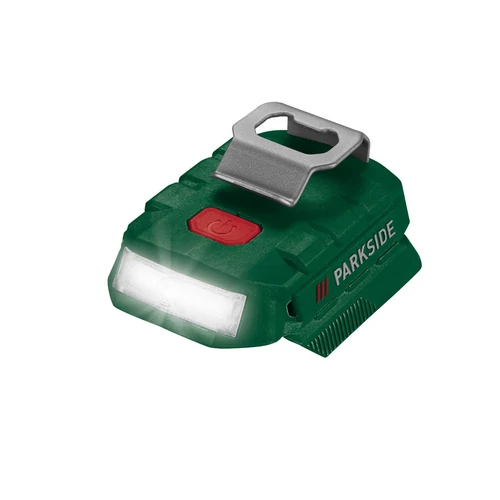ParkSide akkus USB adapter LED lámpával akkumulátor és töltő nélkül PAA 20 Li B3 