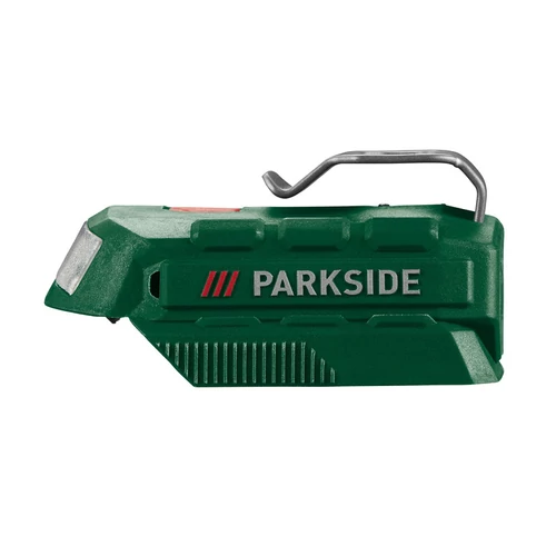 ParkSide akkus USB adapter LED lámpával akkumulátor és töltő nélkül PAA 20 Li B3 