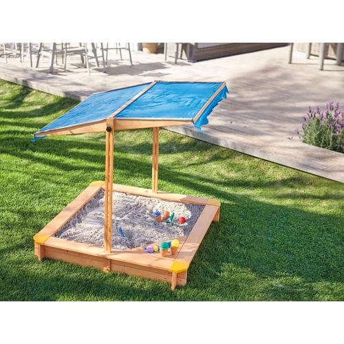 PlayTive fa homokozó tetővel és fagyizóval
