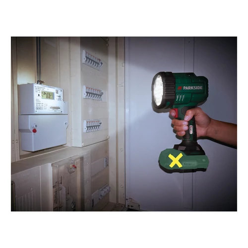 ParkSide kézilámpa,munkalámpa PHLA 20 Li A1 akkus LED  20V, akku és töltő nélkül