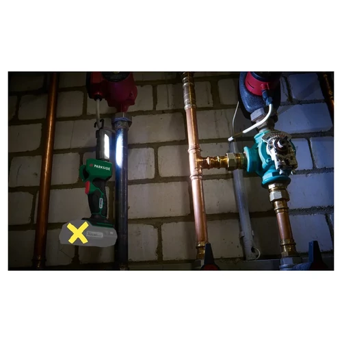 ParkSide akkus LED kézilámpa akku és töltő nélkül PLHLA 20Li C1