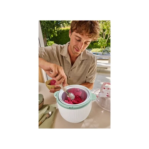 SilverCrest fagylaltgép SECM 12 D1 zöld díszítéssel 