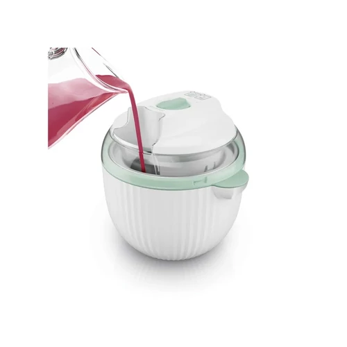 SilverCrest fagylaltgép SECM 12 D1 zöld díszítéssel 