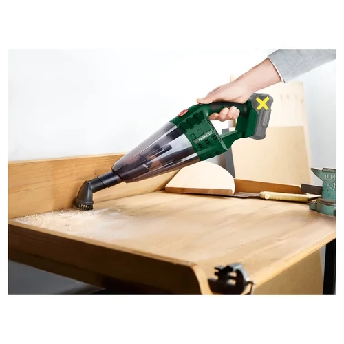 ParkSide PHSSA 20-Li D2 SOLO X20V akkus vezeték nélküli kézi porszívó, morzsaporszívó akku és töltő nélkül