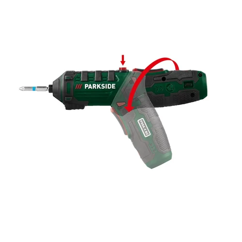 ParkSide PSSA 4 B2  akkus csavarbehajtó forgatható markolattal 4V-10 Nm Led világítás