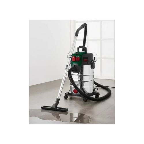ParkSide Száraz-nedves porszívó hálózati aljzattal,  PWD 30 C1 GR INOX 30 literes, 1500 W