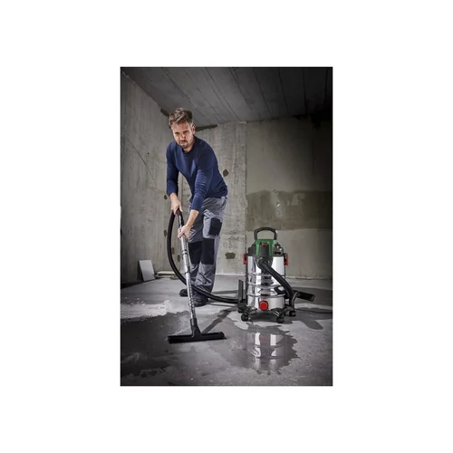 ParkSide PWD 25 C4 INOX száraz-nedves porzsák nélküli porszívó, 25 literes, 1400W