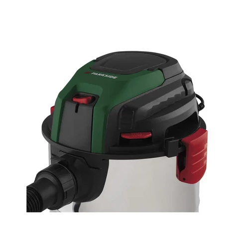 ParkSide PWD 25 C4 INOX száraz-nedves porzsák nélküli porszívó, 25 literes, 1400W