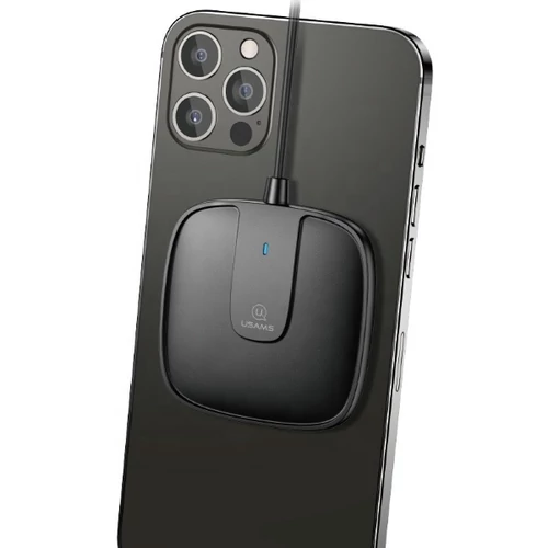 USAMS CD153 ultra vékony mágneses töltő  fekete