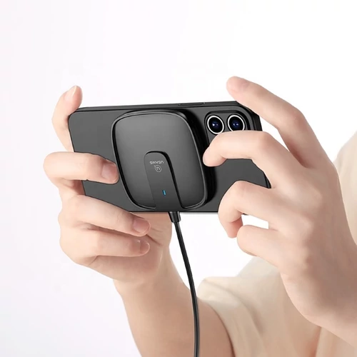 USAMS CD153 ultra vékony mágneses töltő  fekete