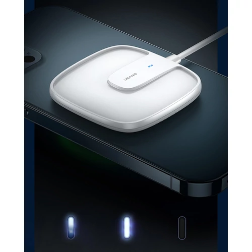 USAMS CD153 ultra vékony mágneses töltő  fehér