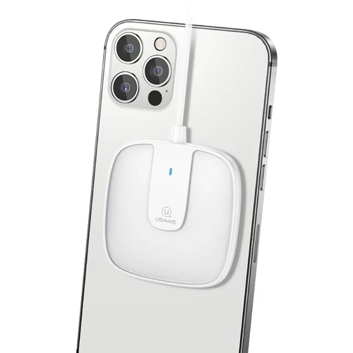 USAMS CD153 ultra vékony mágneses töltő  fehér