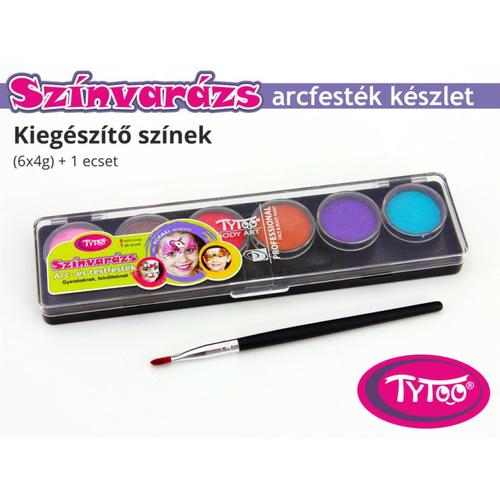 TyToo Színvarázs Arcfesték szett 6x4 g Kiegészítő színek