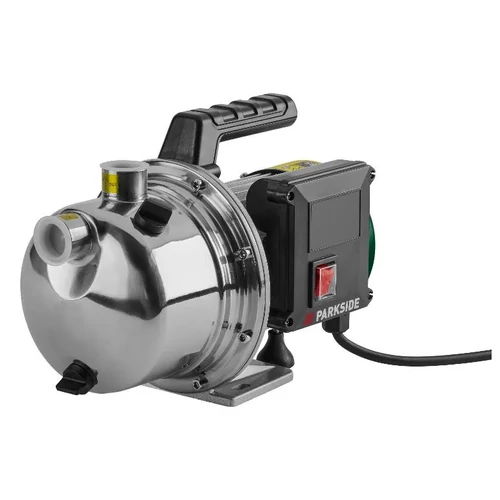ParkSide PEGP 1100 A1 kerti szivattyú 4 m tömlővel, szűrőkosárral és visszafolyásgátlóval, 1100W