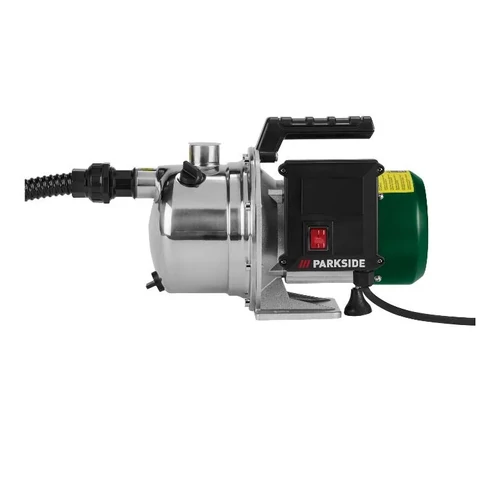 ParkSide PEGP 1100 A1 kerti szivattyú 4 m tömlővel, szűrőkosárral és visszafolyásgátlóval, 1100W